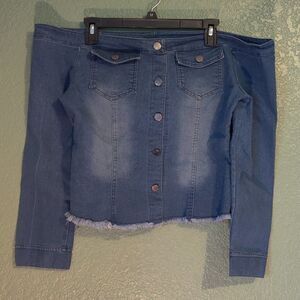 Fashion Wear Jeans Off the Shoulder Top